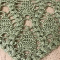 ​Очень красивый узор крючком для шали