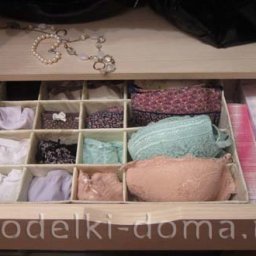 Органайзер для белья из коробки