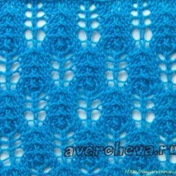 Оригинальные ажурные узоры спицами