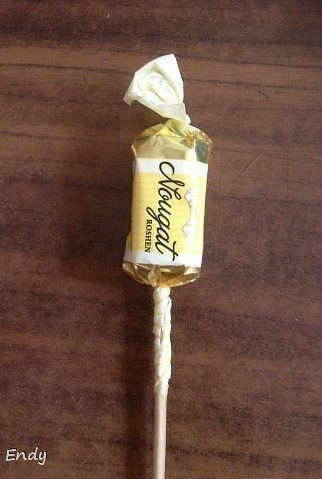 Роскошный букет: каллы из конфет