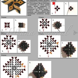 ​Звезда с витыми лучами: мастер-класс