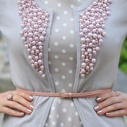 ​Идеи декорирования одежды бусинами