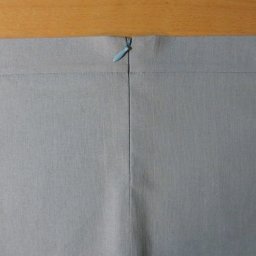 Обработка верха юбки: притачная молния до верха