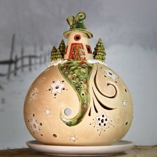 Милые домики из полимерной глины