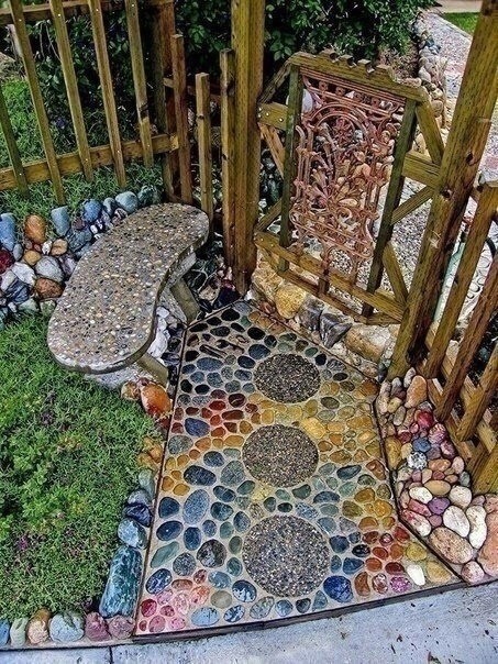 Садовая мозаика