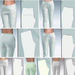 ​Основные дефекты посадки женских брюк и схемы их устранения