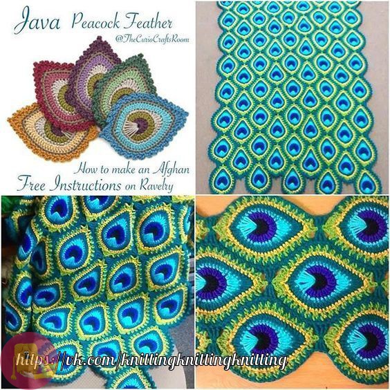 Узор "Павлиний глаз": идеи для вдохновения