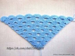 Узоры для треугольных шалей