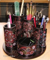 ​Чудесный органайзер с точечной росписью