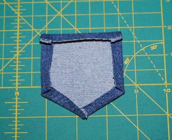 Джинсовая подушечка