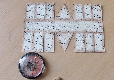 Корзинка из бумаги