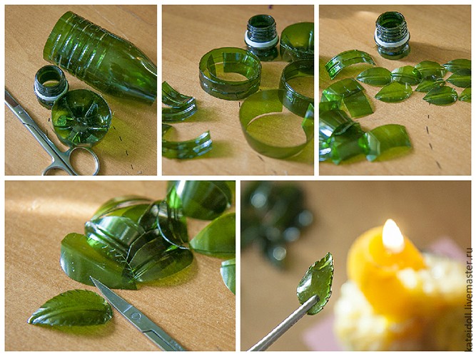 Колье из пластиковой бутылки Колье из пластиковой бутылки