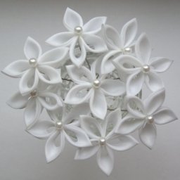 Шпильки-цветы: мастер-класс