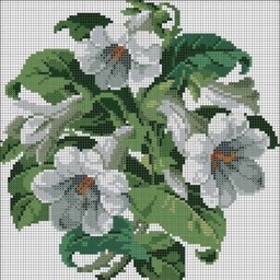 Схемы для вышивки цветов