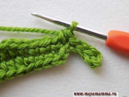 Вяжем крючком дубовый лист