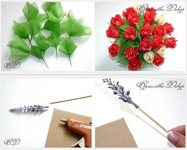 Букет из конфет быстро и легко