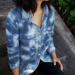 ​Декор джинсовой рубашки