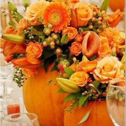 ​Красивая ваза из тыквы