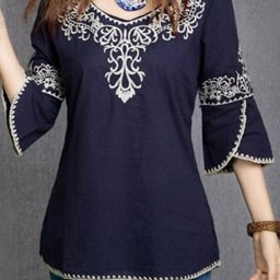 Варианты украшения блузок кружевами