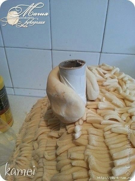 Сказочный домик из соленого теста