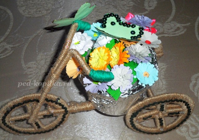 Велосипед из шпагата: мастер-класс Велосипед из шпагата: мастер-класс