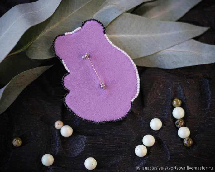 Брошь "Панда"