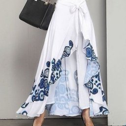 Роскошная юбка-брюки