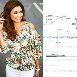Легкий крой красивых летних блузок