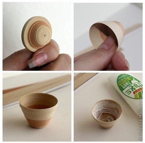 Маленький шебби-комодик из спичечных коробков