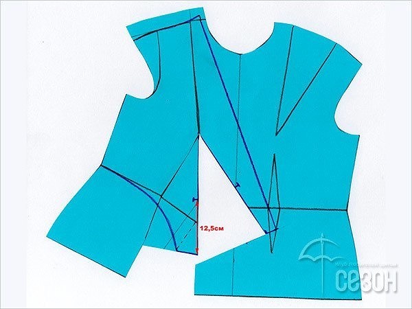 Моделирование платья с запахом