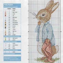 Вышиваем семейных зайчиков