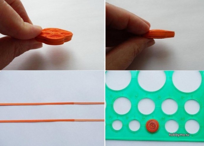 Золотая рыбка в технике квиллинг