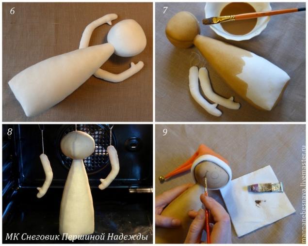 Кофейный Снеговичок