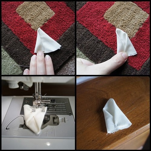 Цветок из ткани