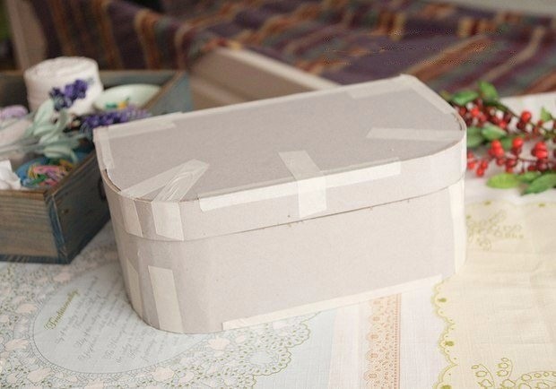Чемоданчик из картона: мастер-класс