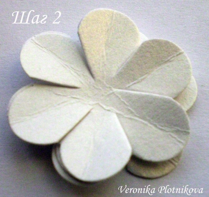 Розочки из картона: мастер-класс