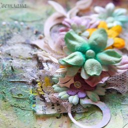 Обложка паспорта в стиле микс-медиа