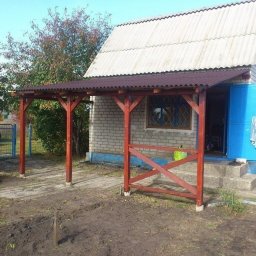 Простенький навес своими руками