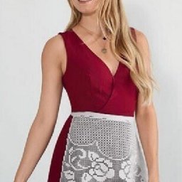 Фартучек филейным вязанием