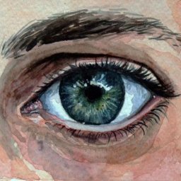 ​Глаза акварелью