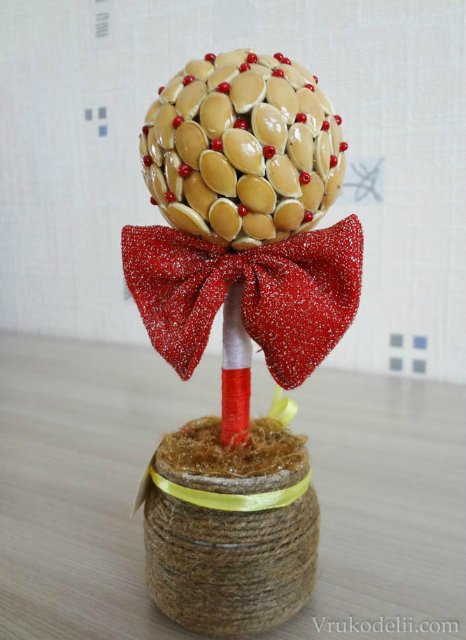 Идеи поделок из тыквенных семечек для украшения кухни Идеи поделок из тыквенных семечек для украшения кухни