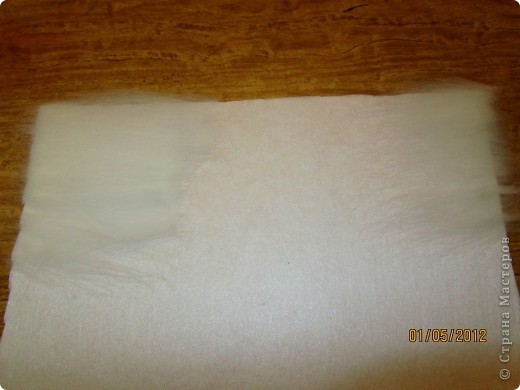 Картина из шерсти "Осень в парке"