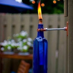 Уличный факел своими руками