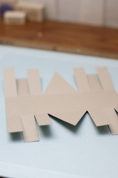 Милая скрап-корзинка для подарка