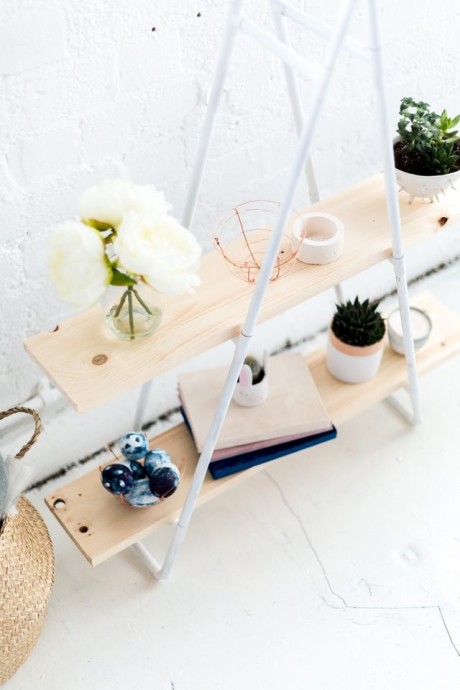 Мини-стеллаж из труб