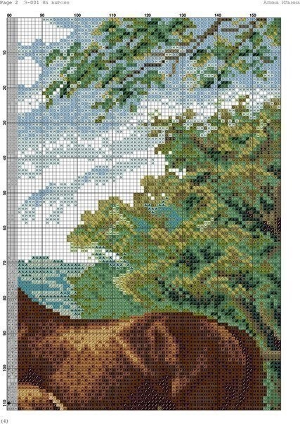 Вышивка крестиком: лошадки Вышивка крестиком: лошадки