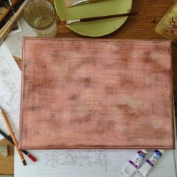 Состаренный фон шкатулки