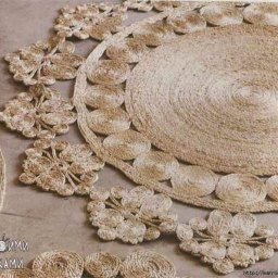 Коврики из веревки