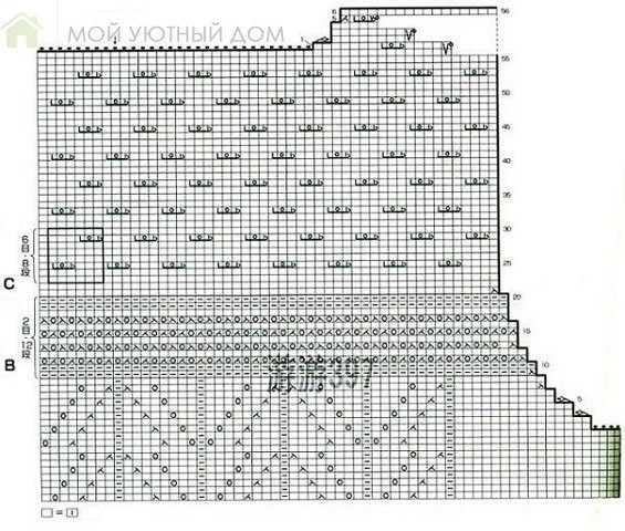 ​Летняя майка спицами