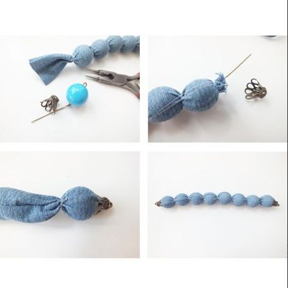 Мастер-класс "Украшение из джинсы"